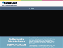 Tablet Screenshot of getgasfl.com